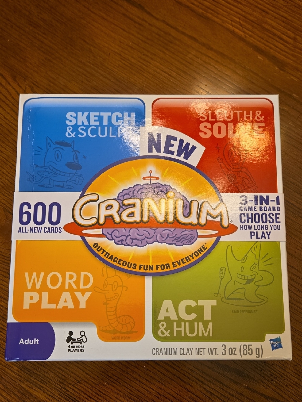Cranium Board Game - Colorful 3-in-1 Party Game